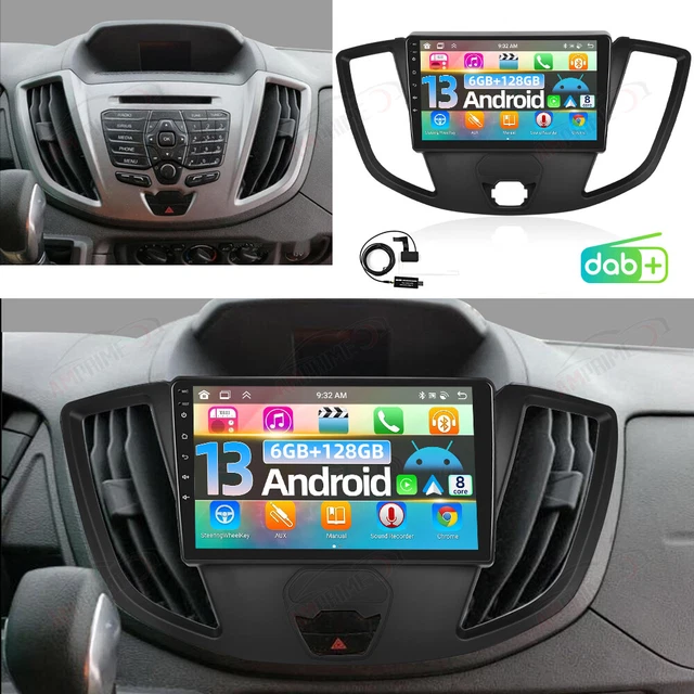 Autoradio Android 9 Pollici Per Ford Transit 2009-2016 E Focus 2005-2008 – 4G+128G, Carplay Wireless, GPS E Telecamera Posteriore