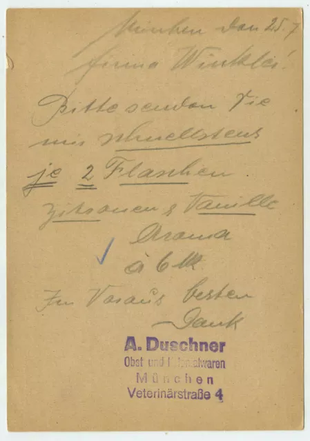 62390 - Ganzsache P 299 - Postkarte - München 25.7.1942 2