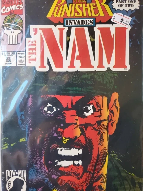 Marvel Studios Comics The Punisher Invades The Nam 52 (Fc1009506)