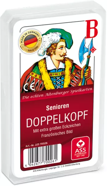 ASS Altenburger Spielkarten - Senioren Doppelkopf, französisches Bild