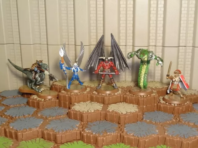 Heroes of Bleakwoode- Heroscape- Kelda- Marcus- Taelord - Venoc Warlord - Tornak