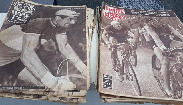 Lot Miroir Des Sports : Tour De France 1954 (Bobet, Gauthier) - Bon état
