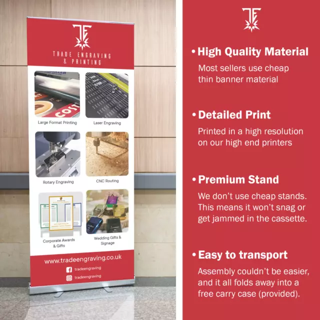 Pop Up Roller Banner Printed Any Artwork for Exhibition Stand Pull Up Display 2