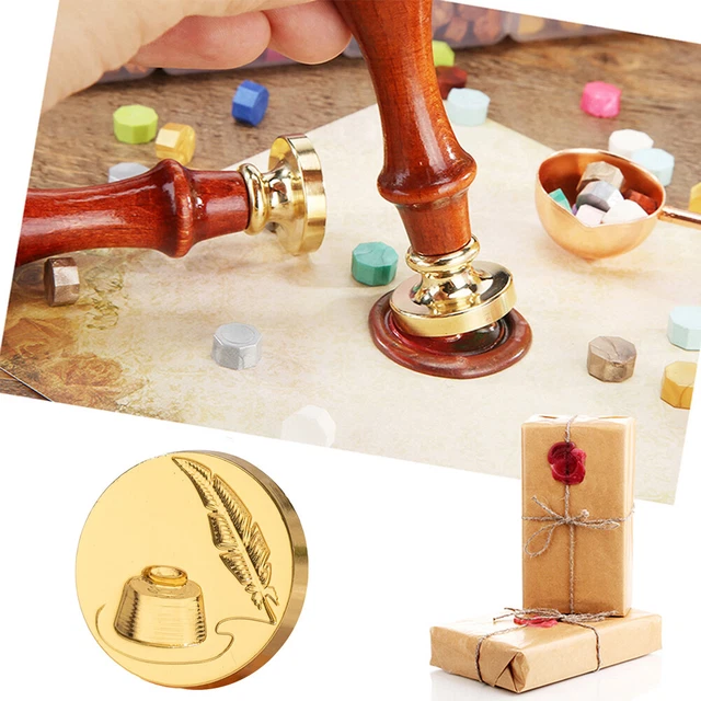 Special-shaped Fire Paint Head Retro 3D Relief Stamps Head for Wedding Card (D)