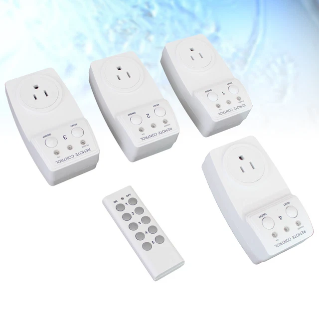 Prise de commutateur de télécommande 3PCS avec 1 télécommande 7
