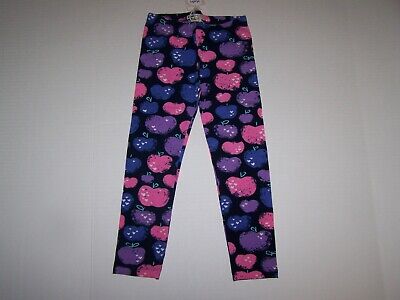 Hatley Baby Boutique Girls Leggings Stamped Apples Size 4T NWT