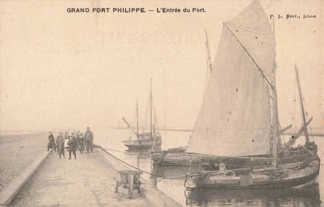 Carte Postale Ancienne Lille - Petit Fort Philippe Quai De La Douane 59 Nord
