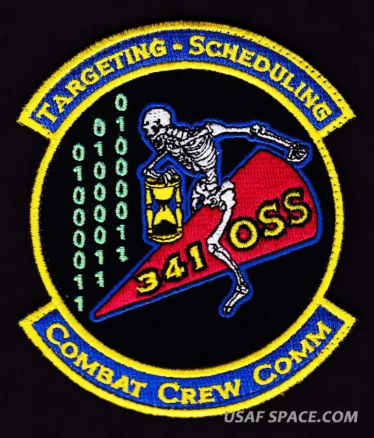 USAF 341st OPERATIONS SUPPORT SQ -ICBM -TARGETING- SCHEDULING -COMBAT CREW PATCH