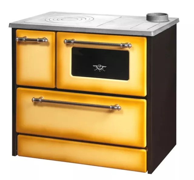 Cucina a Legna con forno Stufa 9 Kw Terra di Francia Beatrice L 87 x P 51 x H 79