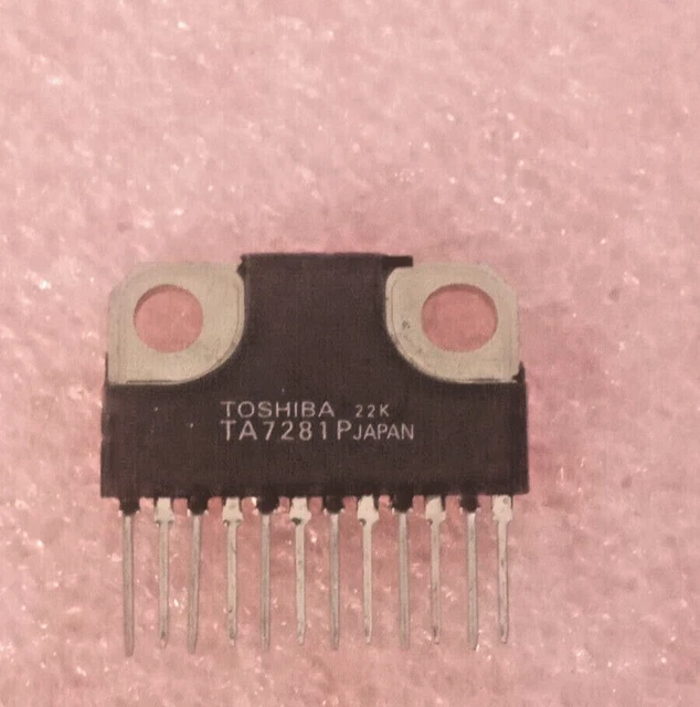 1pcs TA7281P  5.8W DUAL / 22W BTL AUDIO POWER AMPLIFIER HSIP 12  Toshiba