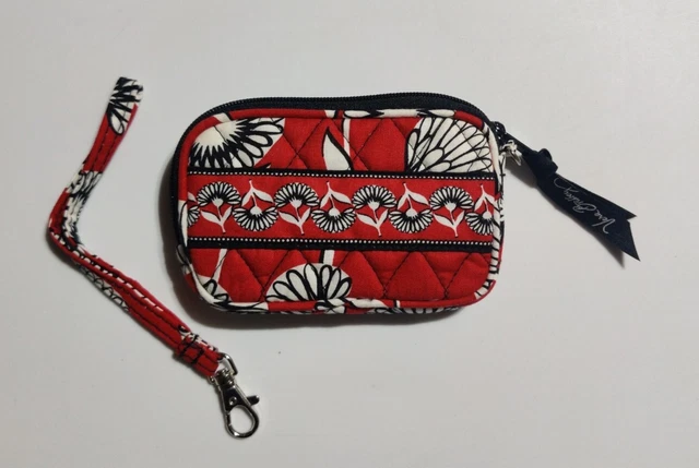 Vera Bradley Tech Case Wristlet Small Zip Pouch Deco Daisy Vera Bradley Tech Case Wristlet Small Zip Pouch Deco Daisy