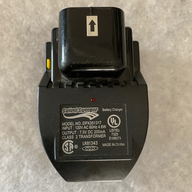 Swivel Sweeper Model No: DPX351317 Battery Charger