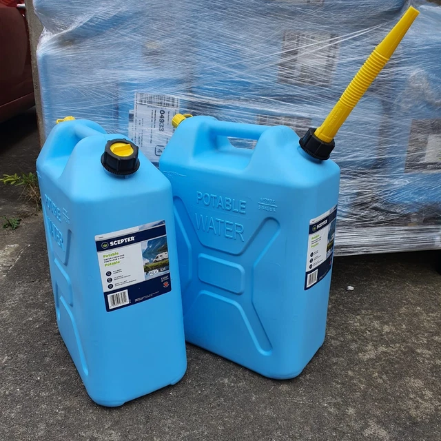 NEW SCEPTER HEAVY Duty Jerrycan Drinking Water Jerry 20 Litres