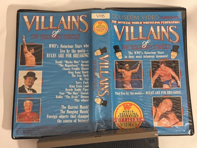 Wwf Colisée Vidéo WF022 Méchants De The Carré Cercle VHS Wwe Wcw Lutte 3