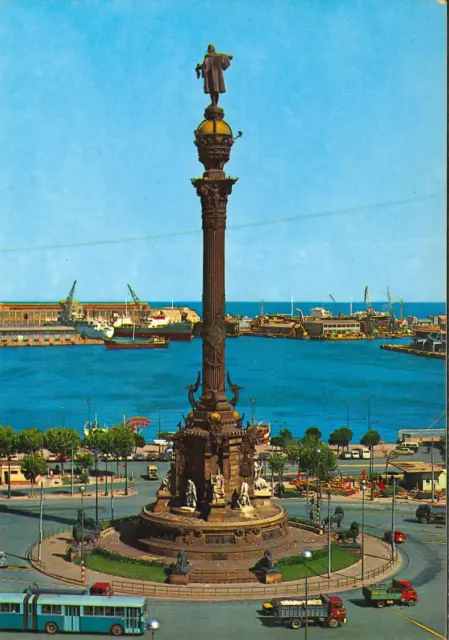 Espana - Spain - Barcelona - Monumento a Colón - Kolumbus - Denkmal -ca. 1980