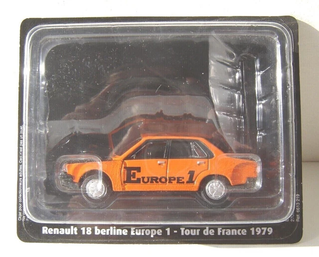 Norev 1/43 - Renault 16 Europe 1 Tour De France Avec Cycliste - Occasion Boîte Vitrine
