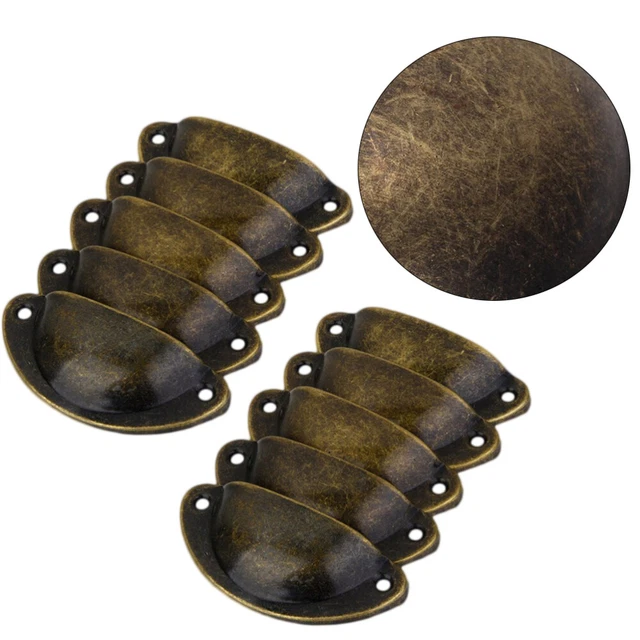 20 pz manopole a semicerchio vintage manopola armadio guscio in ferro