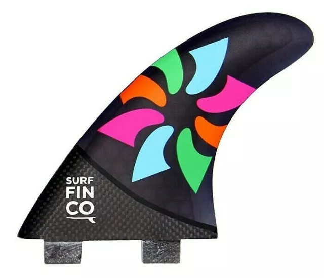 SURF FINS - FCS1 style dual tab connection. Carbon fibre & resin. Cool designs! 