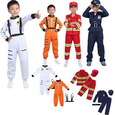 Costume da Astronauta Bambini Ragazzi Ragazze Costume Vestito Romper Tuta Gioco di Ruolo