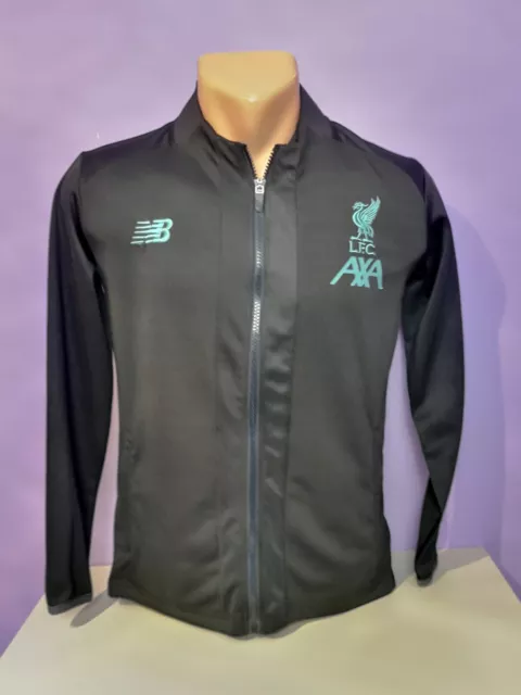 Liverpool FC NEW BALANCE  YL or SMALL Football  full zip training top VGC