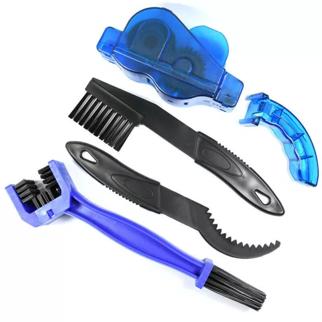 NEW Bicycle Chain Cleaner Bike Wash Tool Cycling Scrubber Cleaning Brushes Wheel