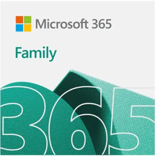 Microsoft 365 Family for up to 6 people in one household, Works on Windows, Mac,