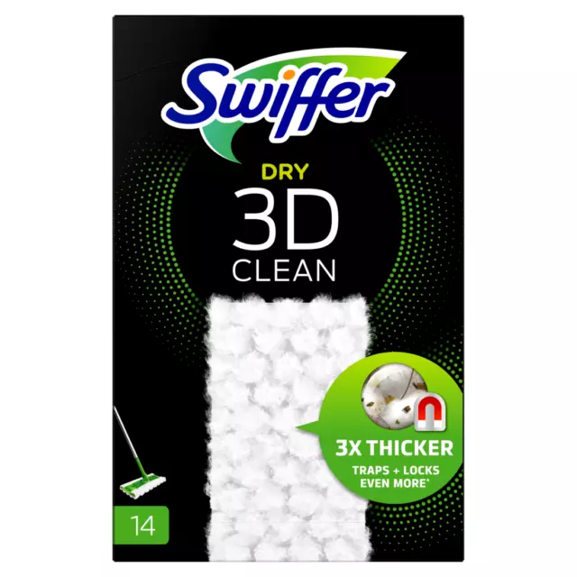 Swiffer Sec 3D Propre 10 x 14 Sol - Plumeaux 2