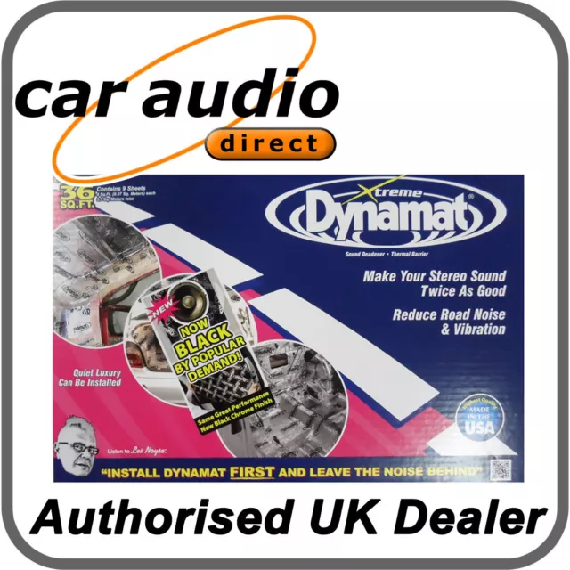 Dynamat Xtreme Extreme Bulk Pack Car Sound Deadening Proofing DYN10455 Black