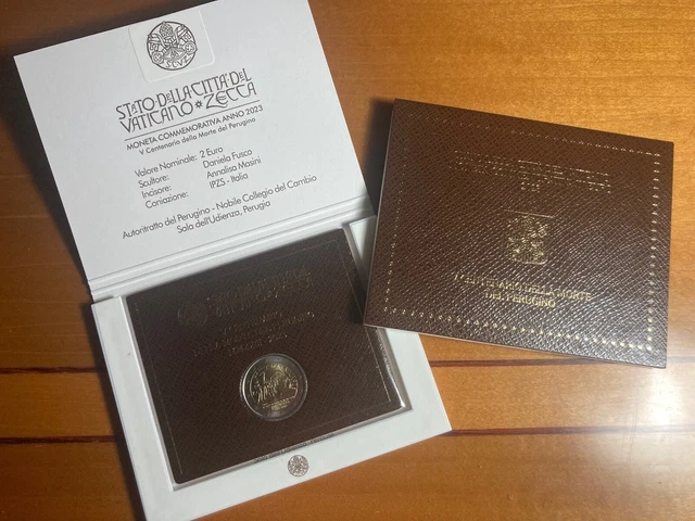 2 euro Vaticano FDC 2023 - 500° Anniversario morte del Perugino -