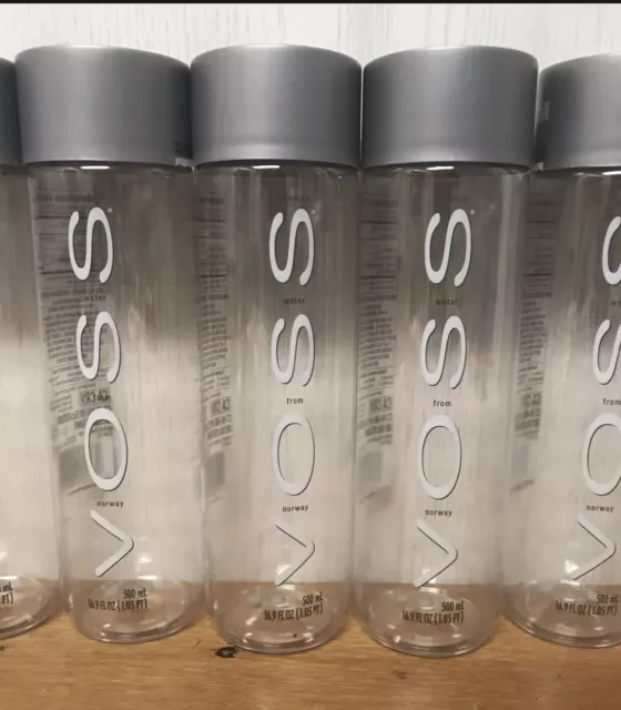 https://www.picclickimg.com/T3sAAOSwVTJhd0SA/6-VOSS-Water-Bottles-Plastic-Gray-Lids-Crafts.webp