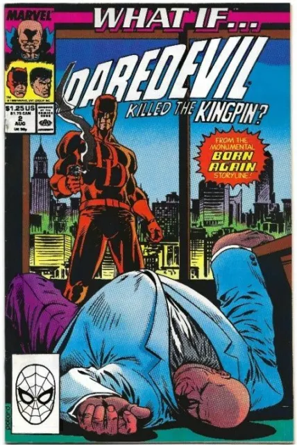 What If? #2 (1989) Vintage Comic What If Daredevil Killed the Kingpin? SpiderMan