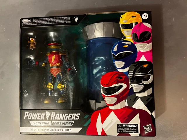 Power Rangers Lightning Collection 6" Alpha 5 + Zordon 2 Pack Sealed New MMPR