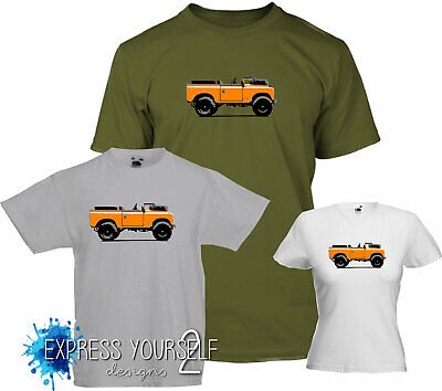 4WD OFFROAD LANDY - T Shirt, automobilia , Off-road , 4x4 , rover