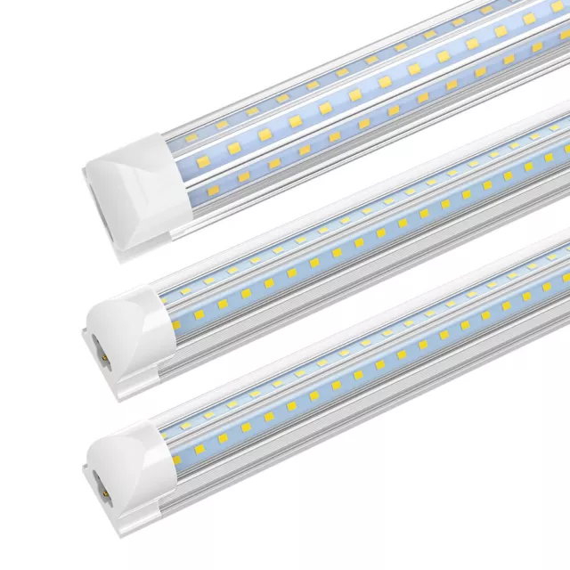 T8 8FT LED Tube Light Bulbs 2FT 4FT 6FT LED Shop Light Fixture 120W 5000K~6500K