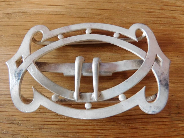 ANCIENNE BOUCLE DE Ceinture ou Cape Métal XIXè - French Belt Buckle EUR
