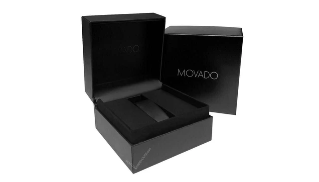Orologio Da Donna Movado Museo Acciaio Inox Quadrante Nero Bracciale 0605489 4