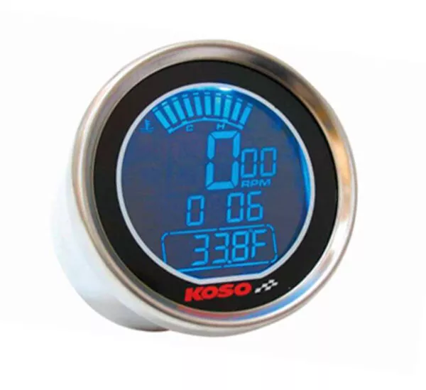 NEU KOSO Drehzahlmesser KOSO Black D55 DL 01R LCD 55mm