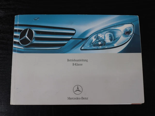 Mercedes Benz B Klasse W245 Betriebsanleitung Pdf