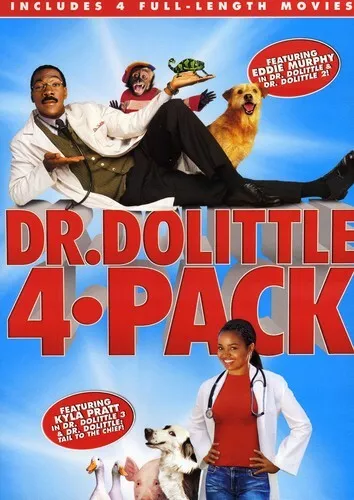 Dr. Dolittle 4-Pack [New DVD] Boxed Set, Gift Set, Repackaged, Dolby, Ac-3/Dol