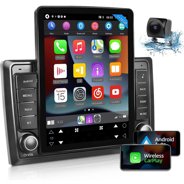 Android 12 Double Din Car Stereo Wireless Apple Carplay Radio Gps Navi Wifi Rds