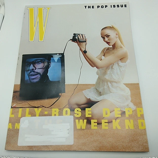 W MAGAZINE VOL 3 2023 Lily Rose Depp and The Weekend Pop Issue £7.60 ...
