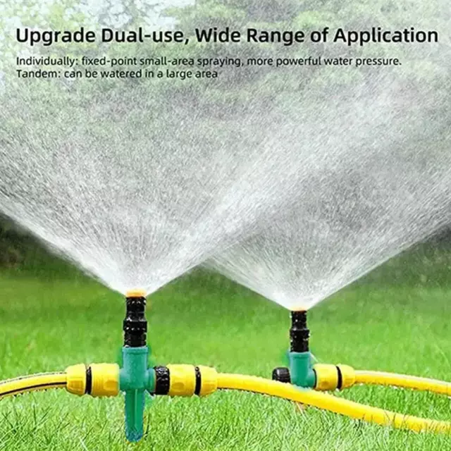 Automatic Irrigation System with 360° Rotation Garden Lawn Sprinkler Terrace'