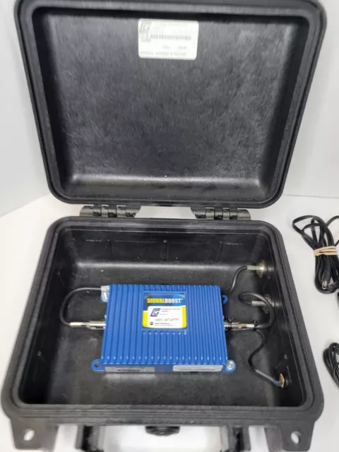 Wilson SignalBoost Dual Cellular PCS 800/1900 MHz Signal Booster 811210 In Case