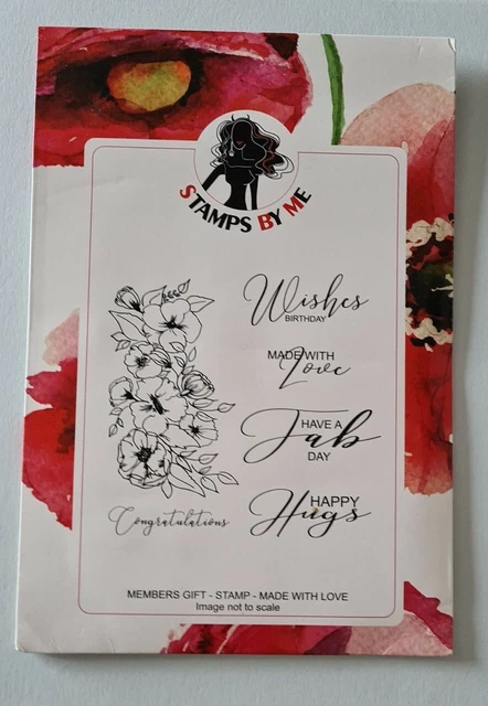 Stamps By Me Craft Cardmaking Made With Live Flowers Floral Sentiments Words