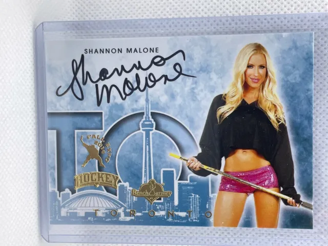 2014 Benchwarmer Hockey Shannon Malone Fall Expo Toronto Autograph