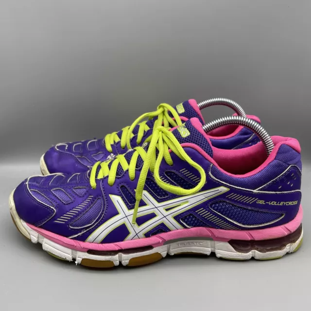 Asics Womens Gel Volleycross B356Y Purple Running Shoes Women’s Size 9.5