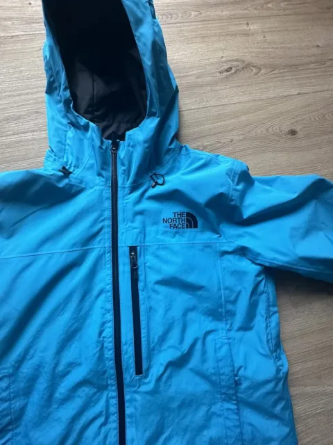 the north face skijacke l blau/ türkis