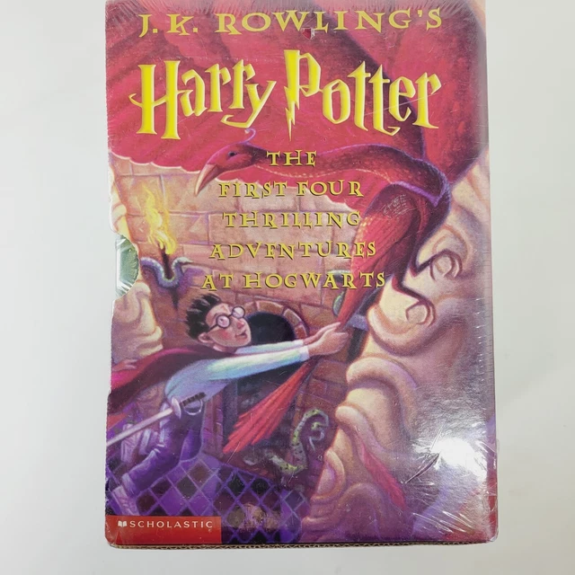 Harry Potter Book Set 1-4 Scholastic Books Paperback New Sealed 3