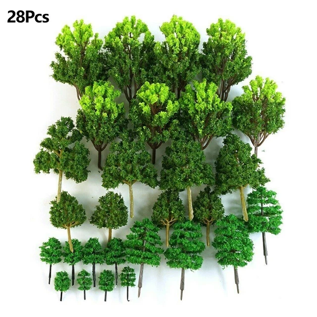 MODELLINO ALBERO FERROVIA ferrovia plastica paesaggio ferrovia processo