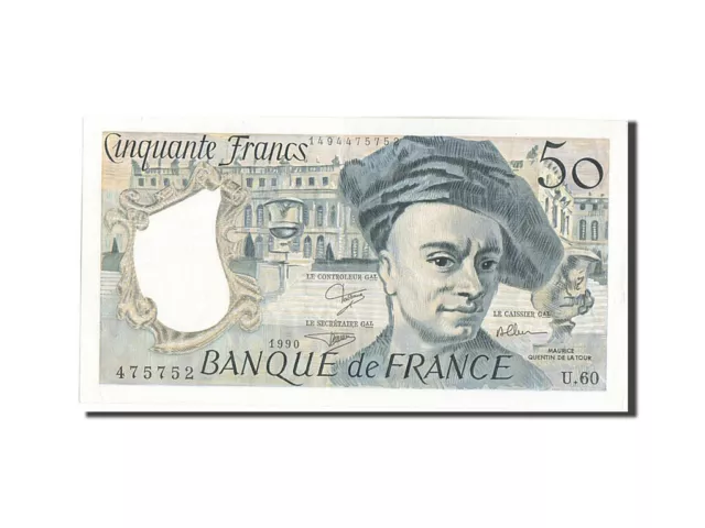 [#205990] Billet, France, 50 Francs, 50 F 1976-1992 ''Quentin de La Tour'', 1990